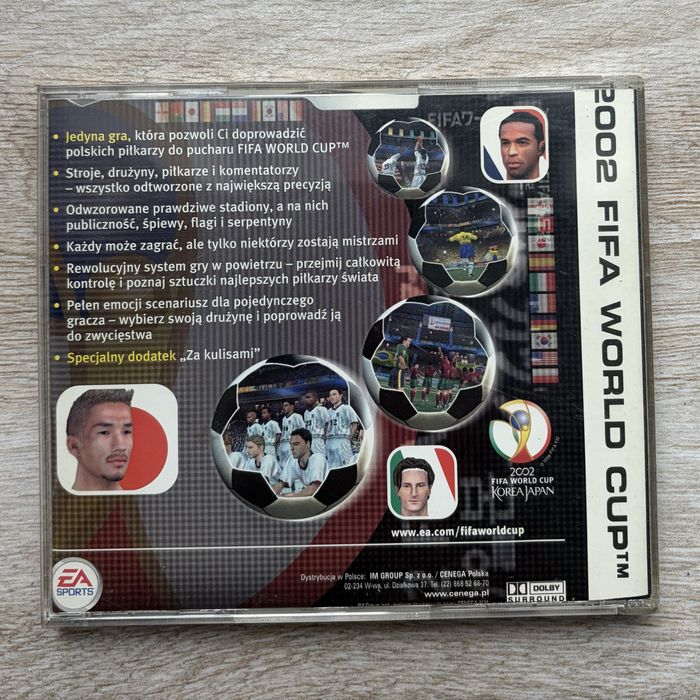 Gra Fifa World Cup 2002 PC oryginalne CD