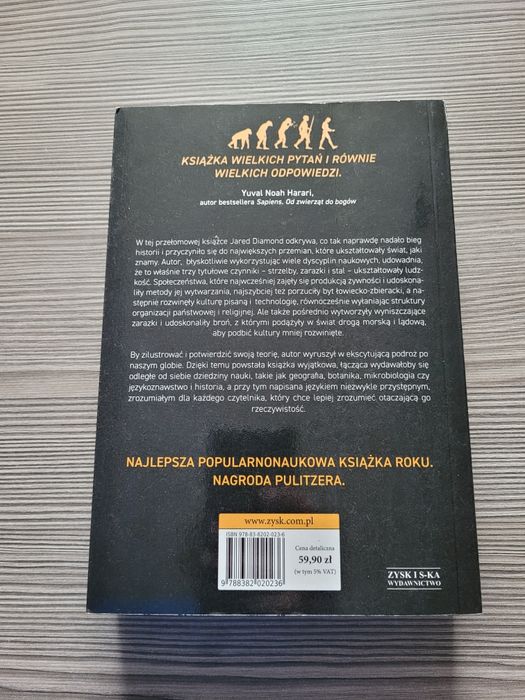 5424. "Strzelby, zarazki, stal" Jared Diamond