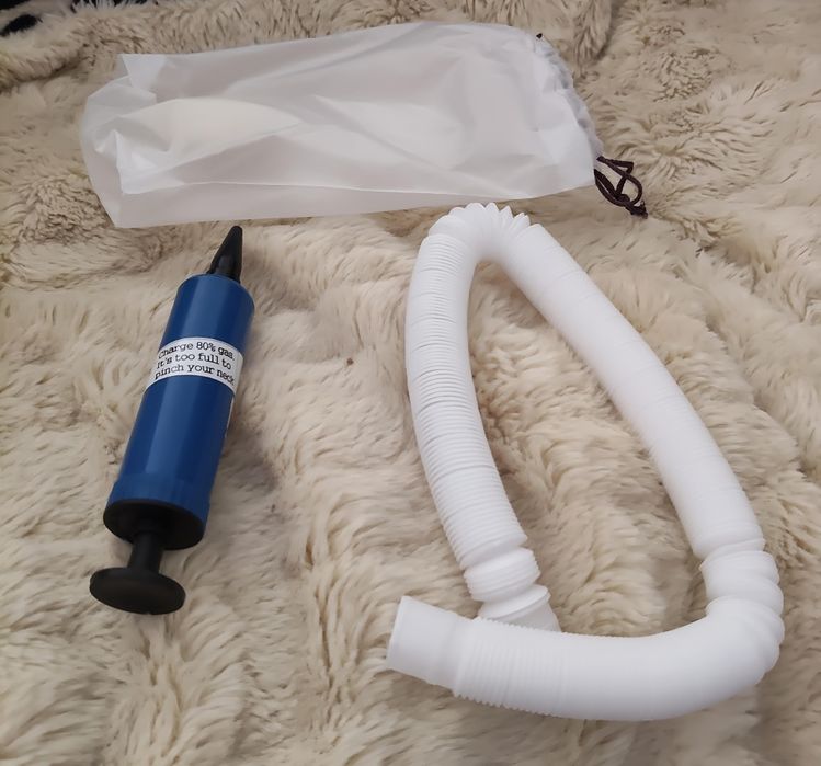 Bacia insuflável e portátil para lavar cabelos