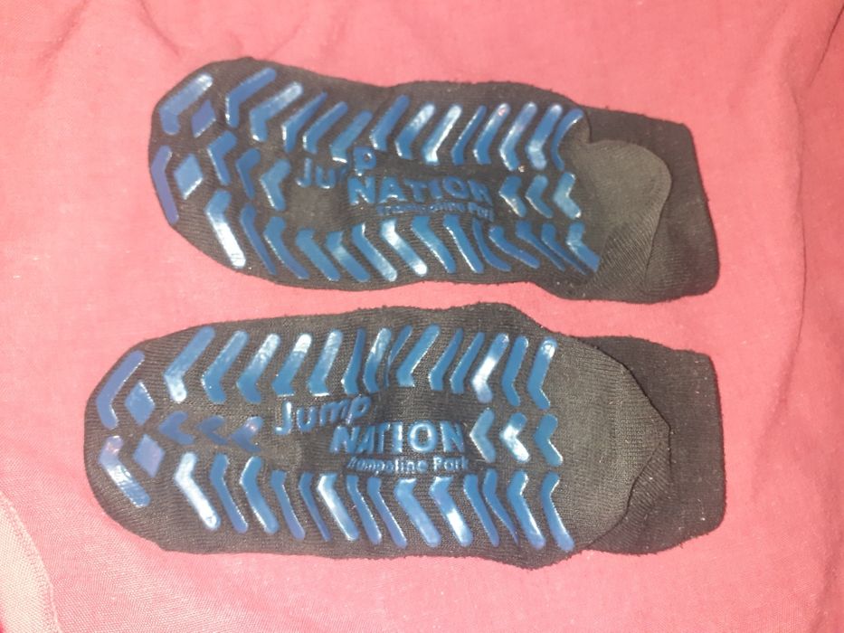 Носки для батута спортивные чёрные