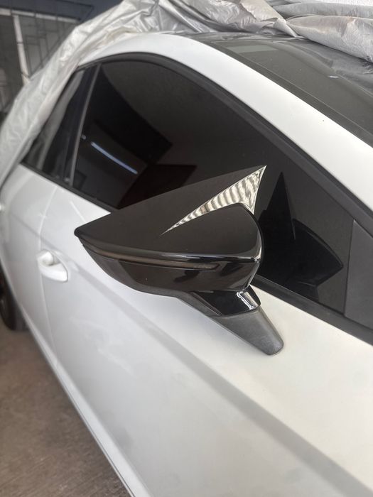 Capas espelhos SEAT Leon 5F mk3, Ibiza 6F mk5 preto brilhante - novas