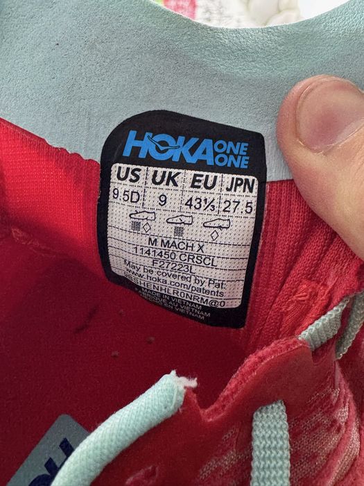 Кросівки Hoka Mach X 43 розмір Е15103