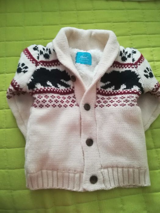 Casaco de malha forrado