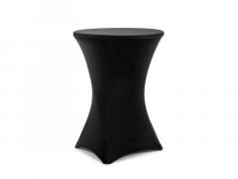 Pokrowiec na stół koktajlowy 80x110cm czarny PartyDeco