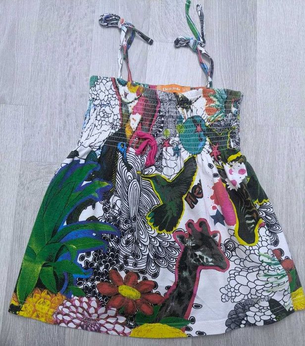 Симпатичная летняя майка-туника бренда Desigual, 146-152см/11-12 лет