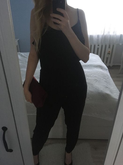 Elegancki letni kombinezon czarny Kappahl Xs S