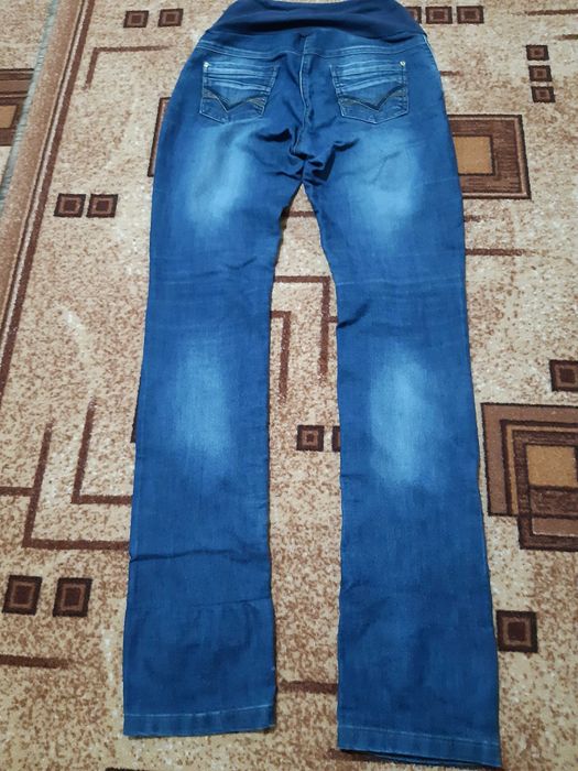 Джинсы для беременных (темно-синие)