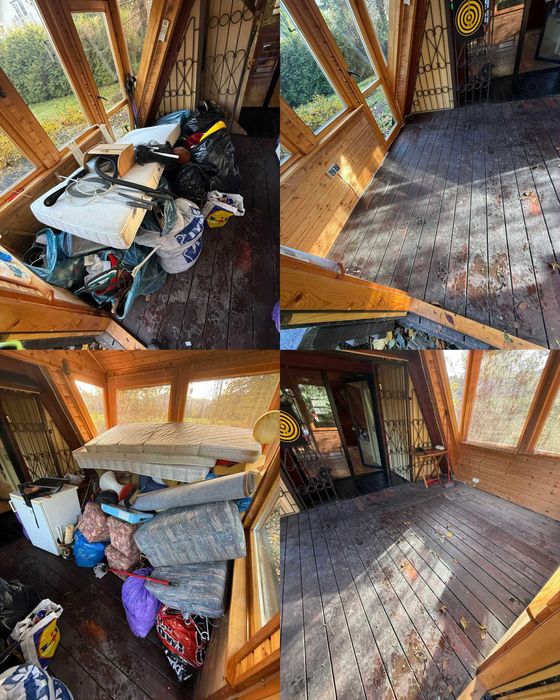 Wywóz gruzu złomu tanio!!! Sprzątanie posesji, koszenie