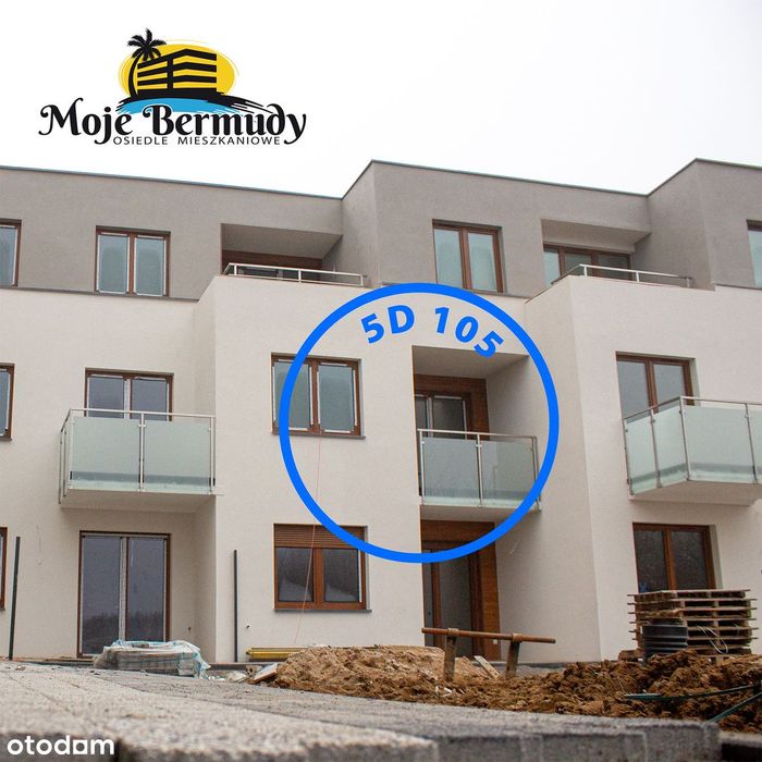 2 pokoje 46,89m²- nowe mieszkanie Gorzów Wlkp. - Wawrów , Moje Bermudy