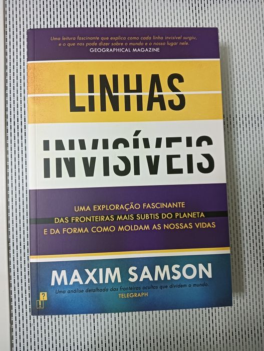 Livro NOVO Linhas Invisíveis Maxim Samson