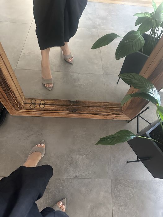 Klapki na obcasie PIANO