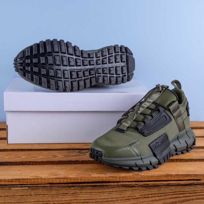 (1770) Кросівки Reebok Zig Kinetica хакі (41-46) рібок