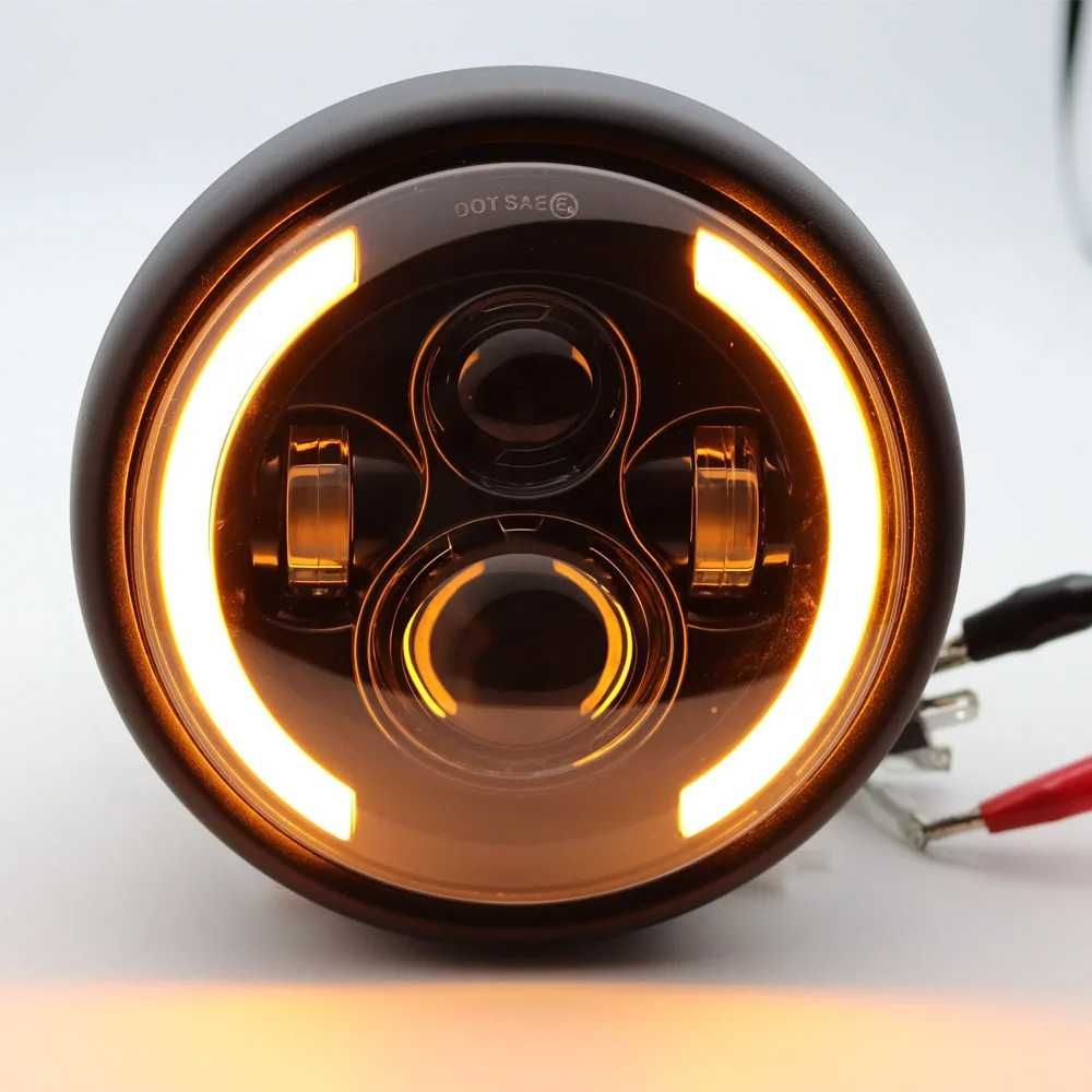 Дельта Альфа ЛЕД ФАРА LED 5,75" H4 Ява ІЖ ИЖ мото ВАЗ-2106: 699 грн ...