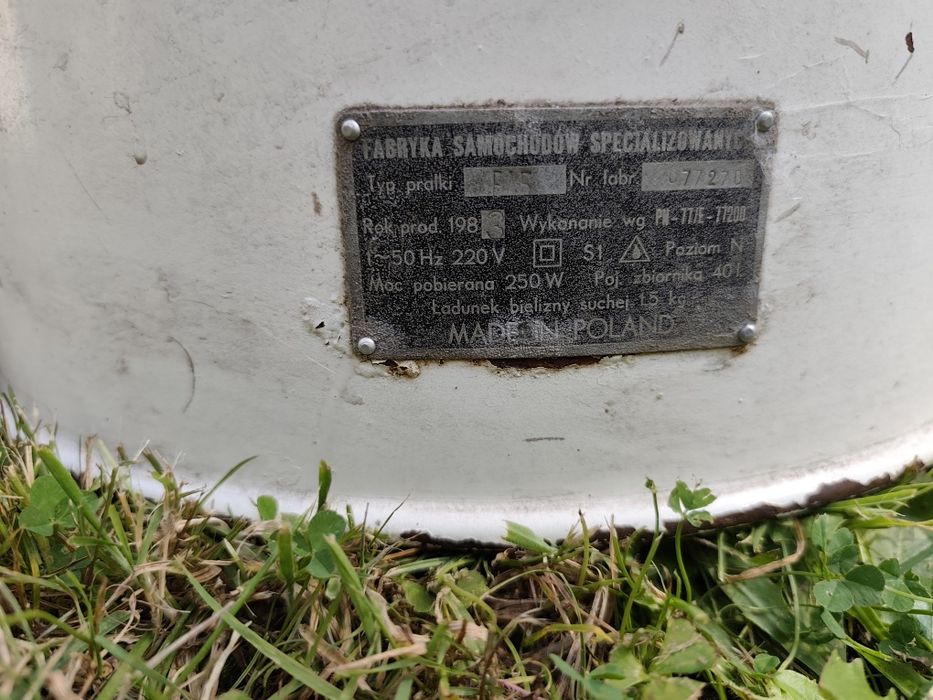 Polska Pralka 'FRANIA'