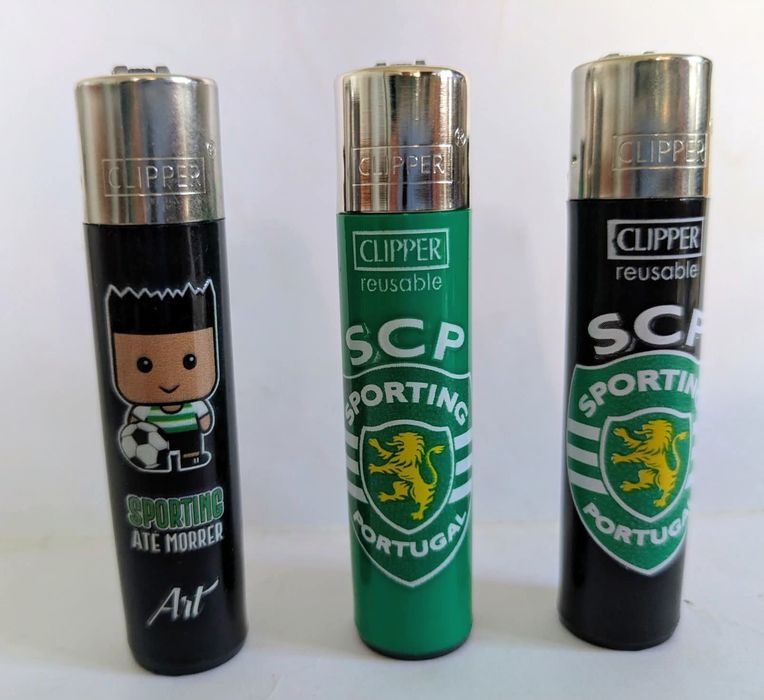Isqueiros Clipper do Sporting Clube Portugal