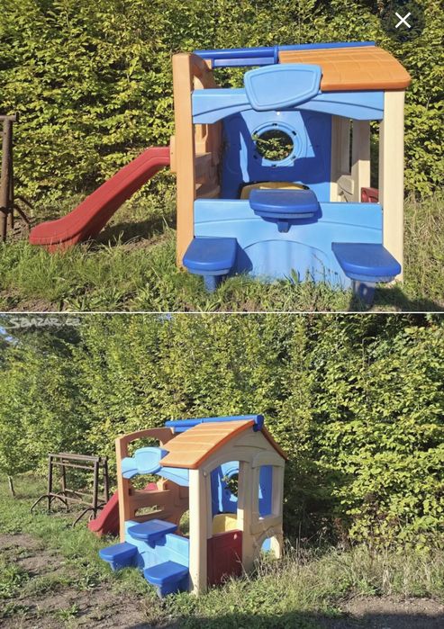 domek dla dzieci Little Tikes plus gratis piaskownica(do odmalowania)