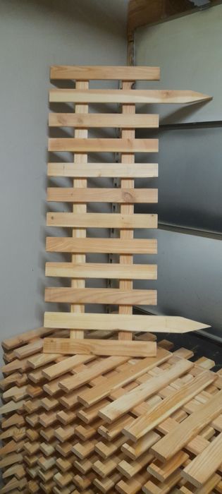 Płot, płotek, minipłotek, przęsło, drewniane