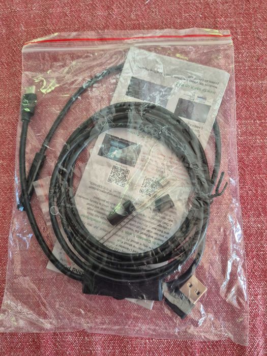 Kamera inspekcyjna HD 7mm IP67 led USB A/C 2m