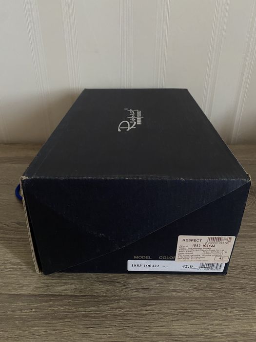 Туфли кожаные RESPECT р. 42, черевики шкіряні, оксфорды