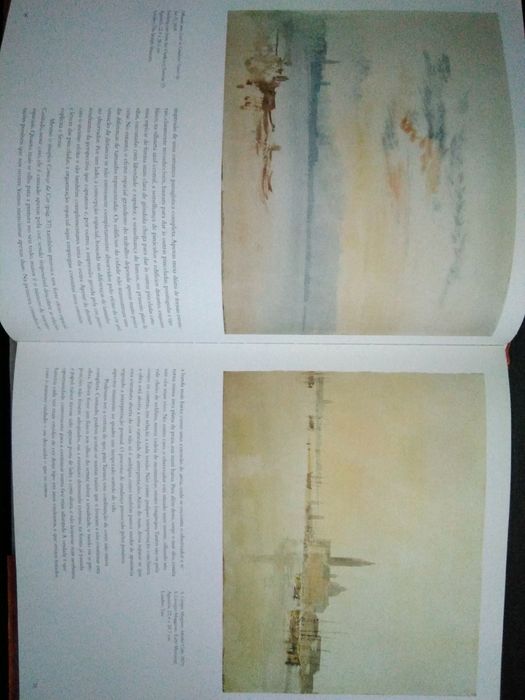 Livro do Pintor inglês romântico Turner