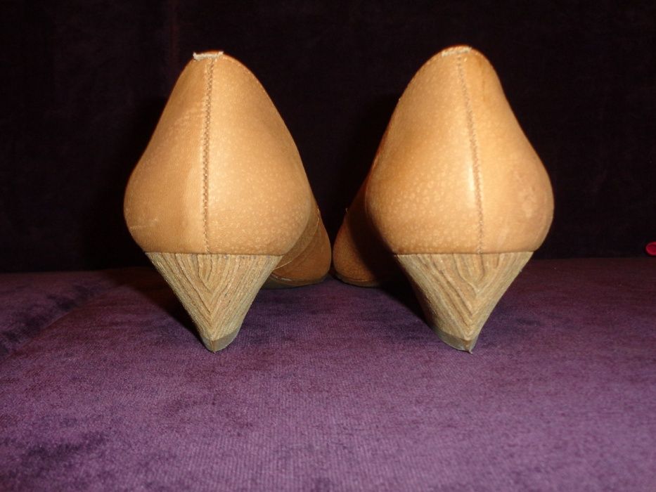 DUMOND made in Brazil skórzane NOWE brązowe buty półbuty LEATHER 39