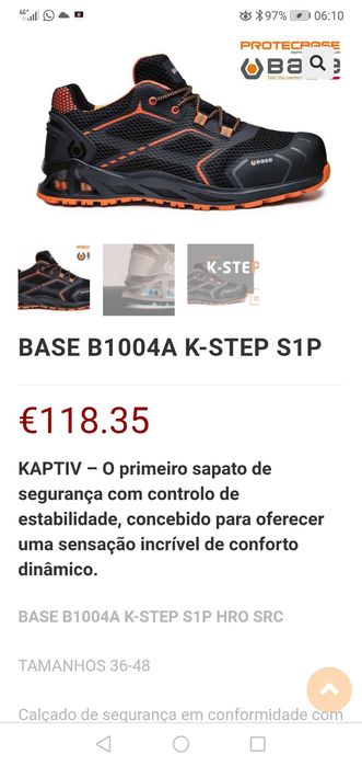 Sapatos segurança 41