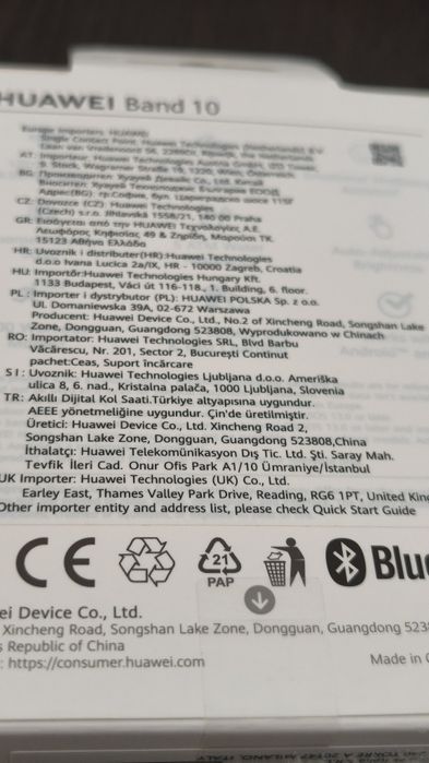 Smartwatch Huawei Band 10 – Selado