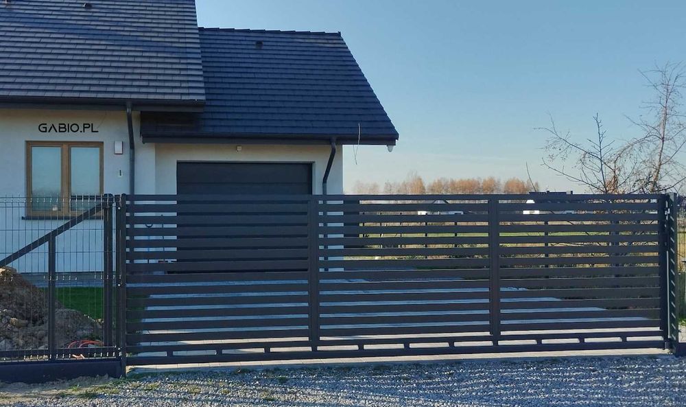Brama przesuwna palisadowa wys. 1,5/5m plus inne wys. i dług.