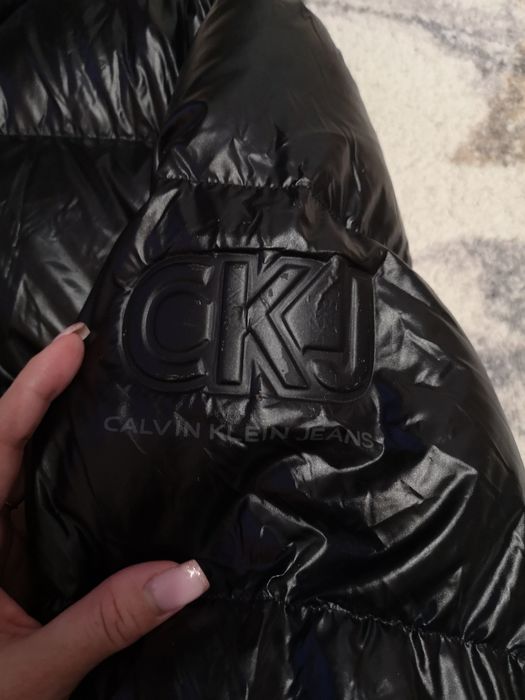 Kurtka puchowa męska zimowa Calvin klein L krótka premium