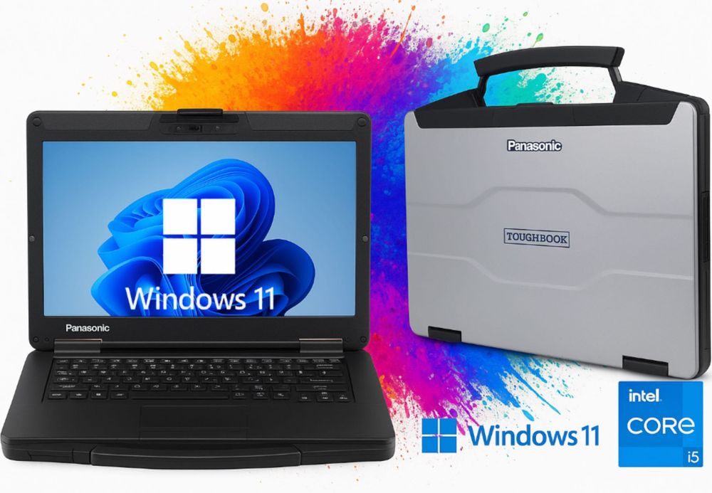 Pancerny Panasonic CF-54 Mk3 i5-7300u 8GB 256GB SSD Windows 11 Pro + LTE