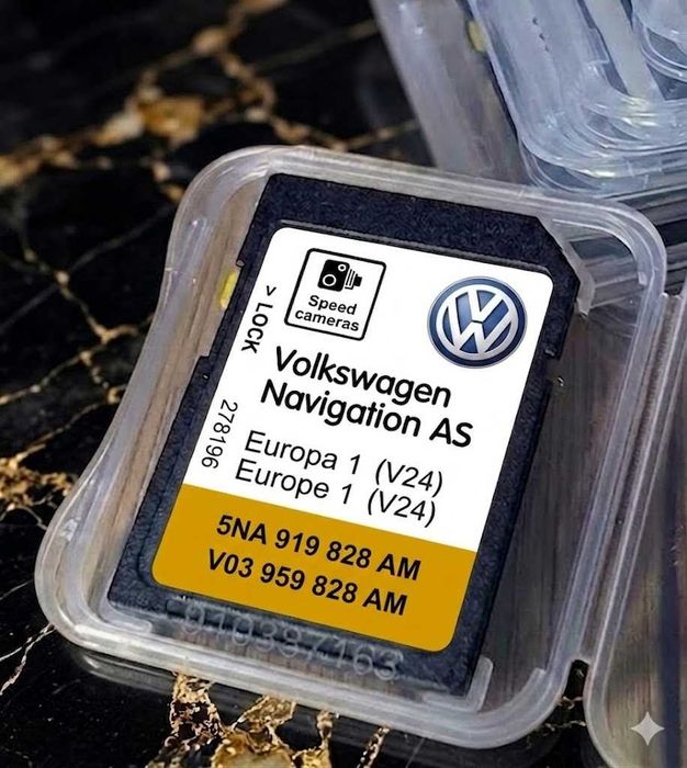 Cartao de GPS VW-Europa Mapa 2027 + radar