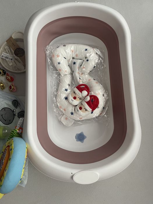 Большой набор для малыша! Ванночка, соска, матрасик, бутылочка