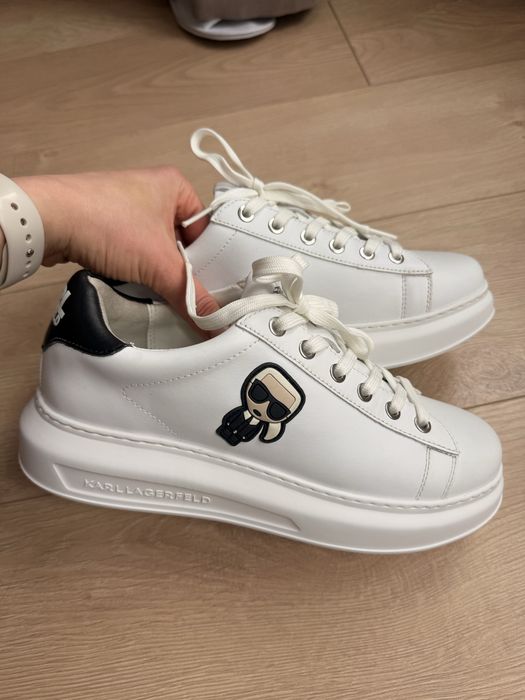 Шкіряні кеди кросівки Karl Lagerfeld 38 розмір, оригінал, нові