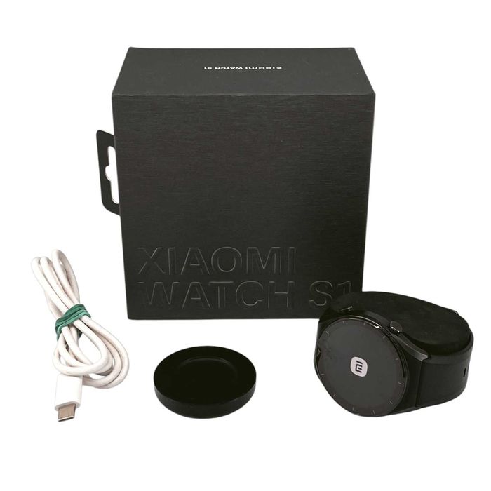 Smartwatch XIAOMI Watch S1 Czarny  + PUDEŁKO + ŁADOWARKA