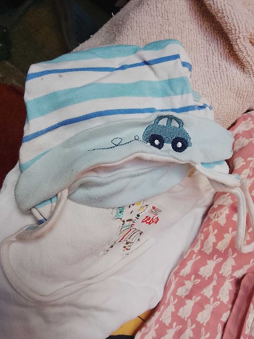 Czapka bawełna dla niemowlaka 50, 1 month