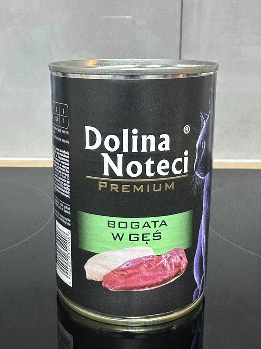 DOLINA NOTECI Premium mokra karma dla kota 6x400g GĘŚ