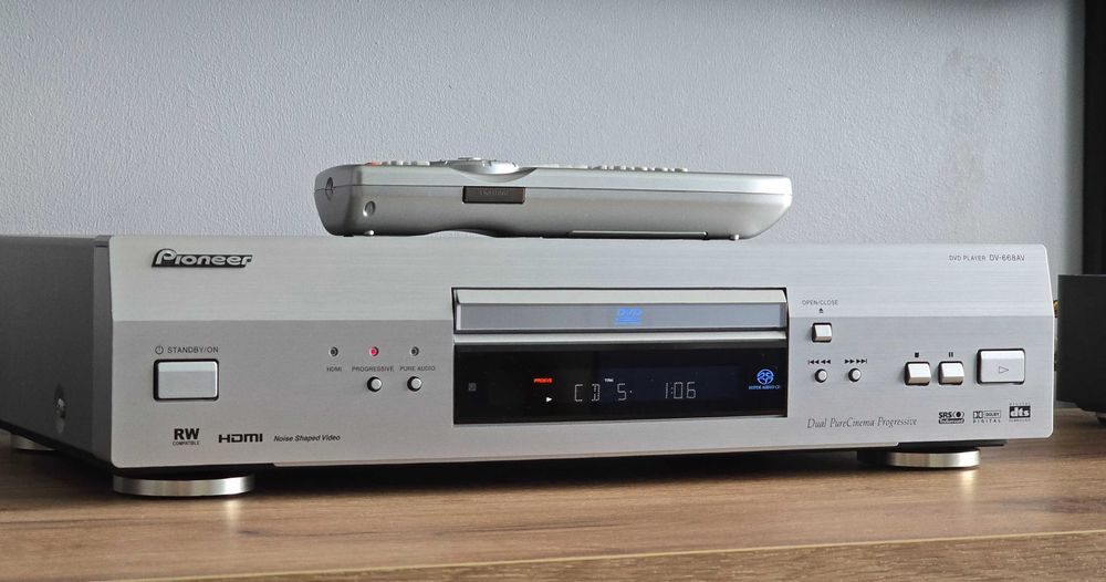 Pioneer DV-668AV SACD CD DVD HDMI Pilot Profesjonalny Odtwarzacz