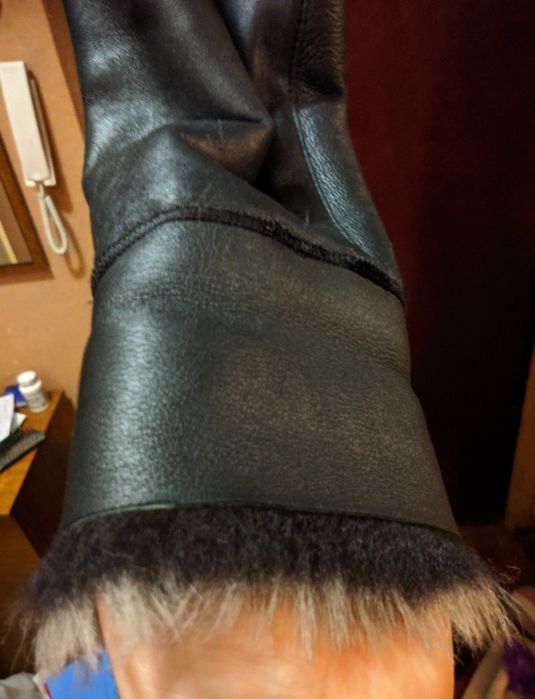 Женская дубленка MARINNI натуральная кожа р37