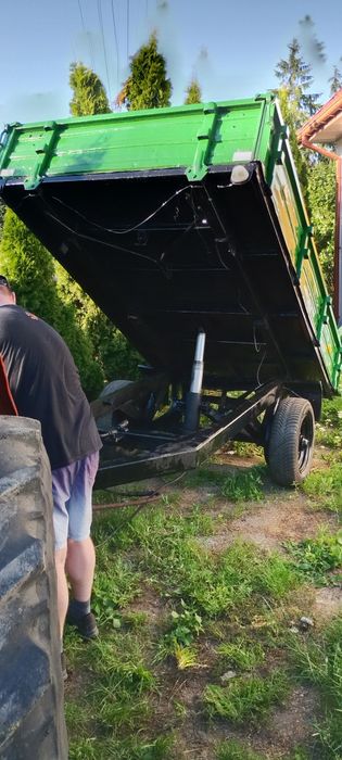 Przyczepa rumunka wywrotka jednoosiowa