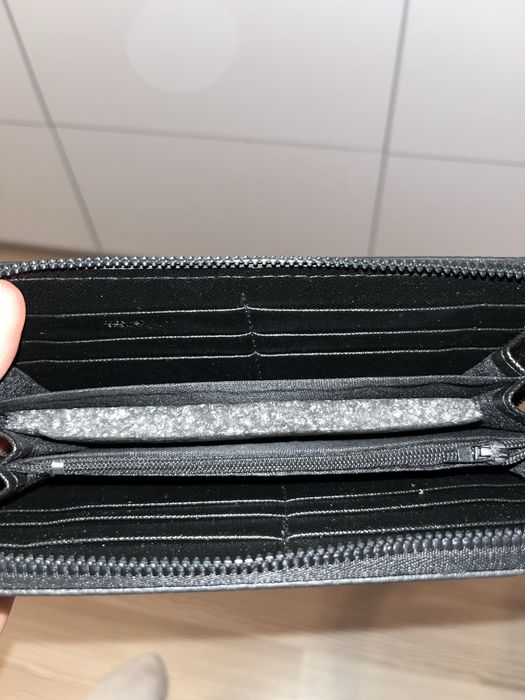 Portfel z motywem glowy karl lagerfeld