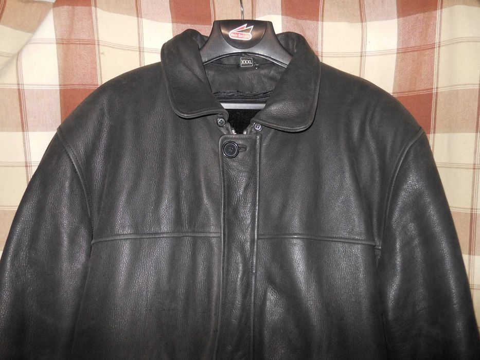 Куртка пилот Косуха F-21 бомбер кожаная авиатор мужская TOP GUN Зима