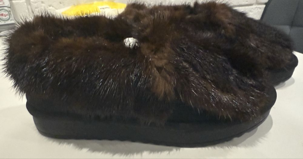 Угги короткие с натуральной норкой