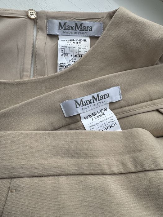 Max mara костюм шерсть