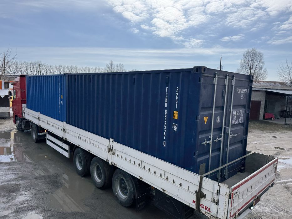 Морський контейнер 20 футів / 40 футів / Житомир / Справжні фото