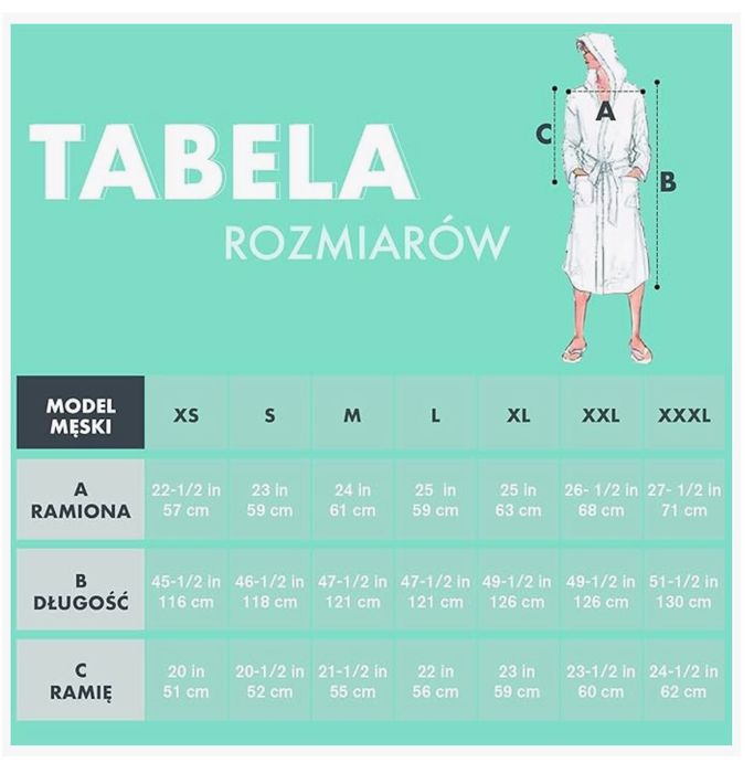 Męski szlafrok z kapturem i kieszeniami r.XL, ciemnoszary 100% bawełny