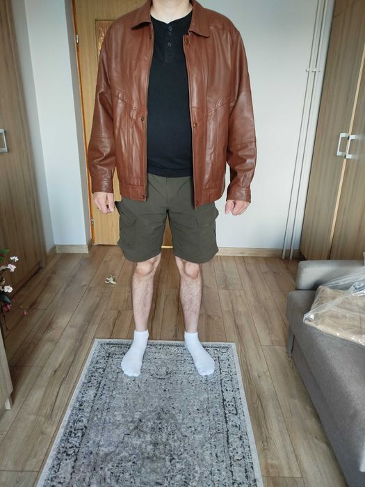 Kurtka skórzana męska