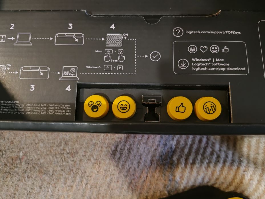 Logitech POP Keys черно-желтая