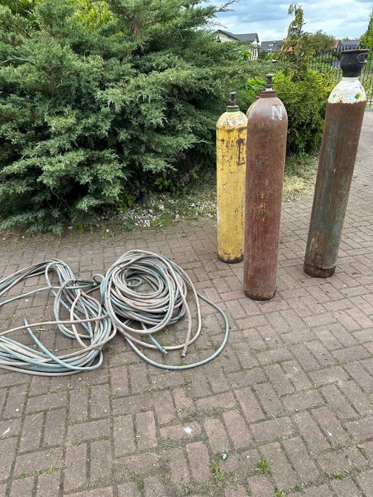 Butle tlenowe i acetylenowe + węże