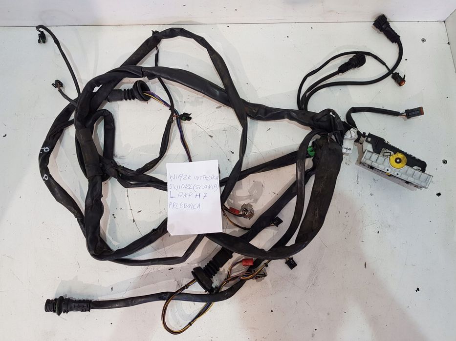 instalacja wiązka lamp przednich scania r 380 eur4