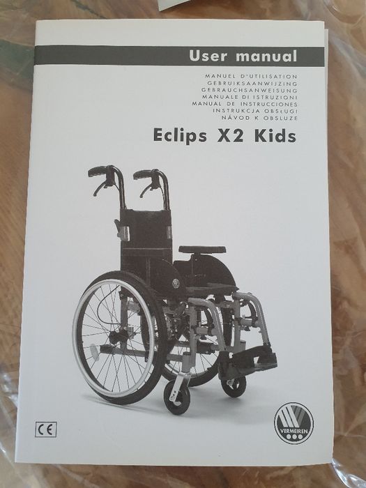 Wózek inwalidzki dziecięcy ECLIPS X2 KIDS 36cm